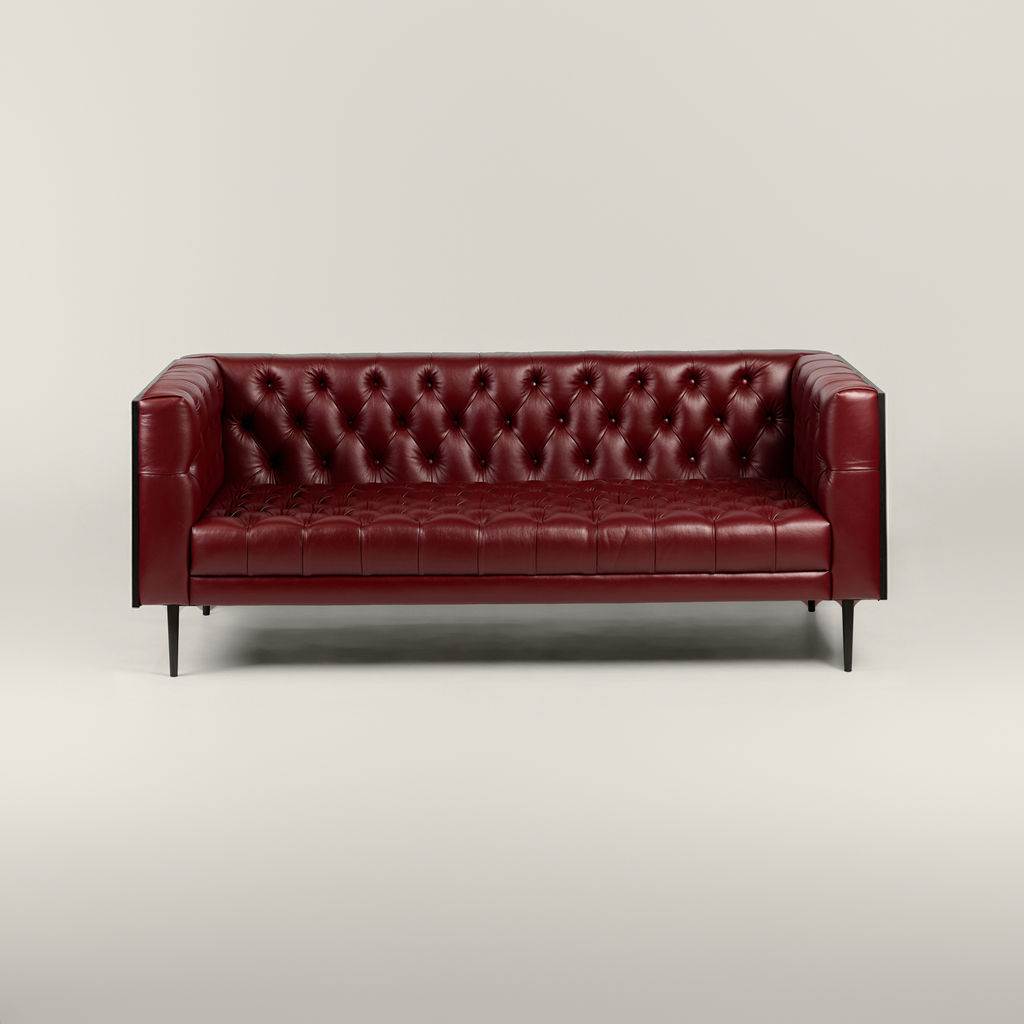BORDEAUX CHESTERFIELD MODERN SOFA