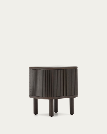 MONTARO BLK BED SIDE TABLE 