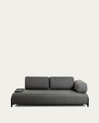 SERENO SINGLE ARM GREY SOFA 